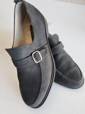 Kenneth Cole New York Men's Leather Monk Strap Loafers - Made in Italy - Size 8